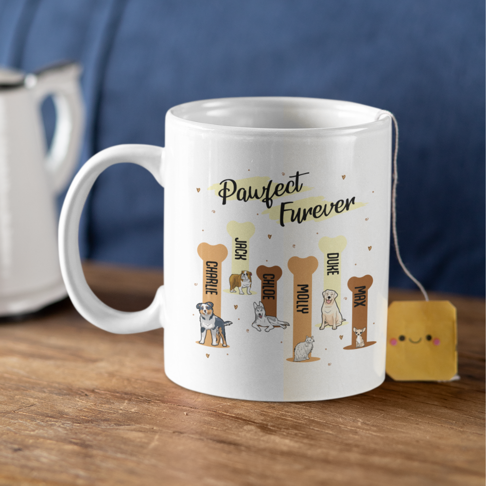 Pawfect Furever Personalized Dog Lover Mug