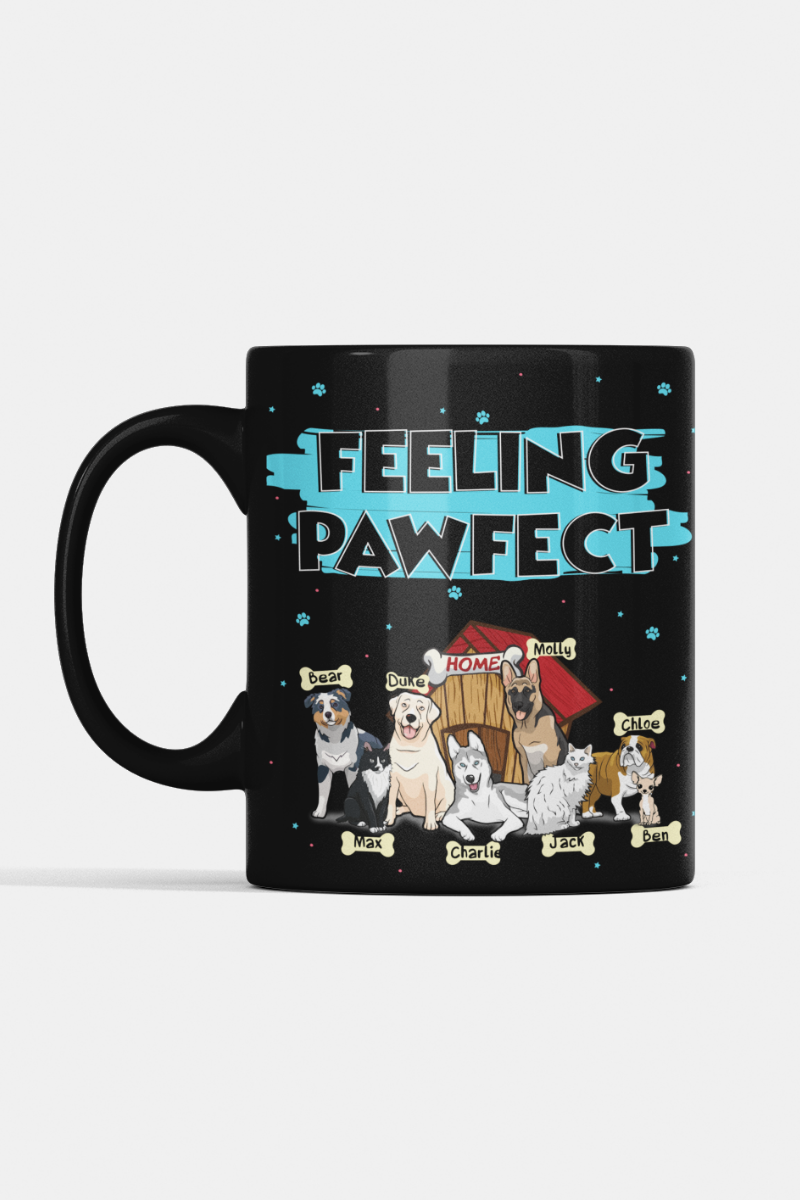 Feeling Pawfect Personalized Dog Lover Mug