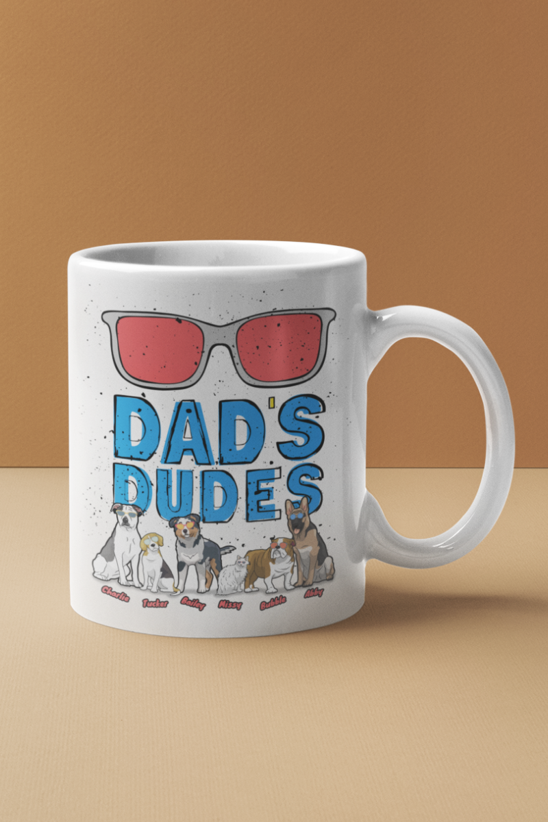 Customized Dad Dudes Mug