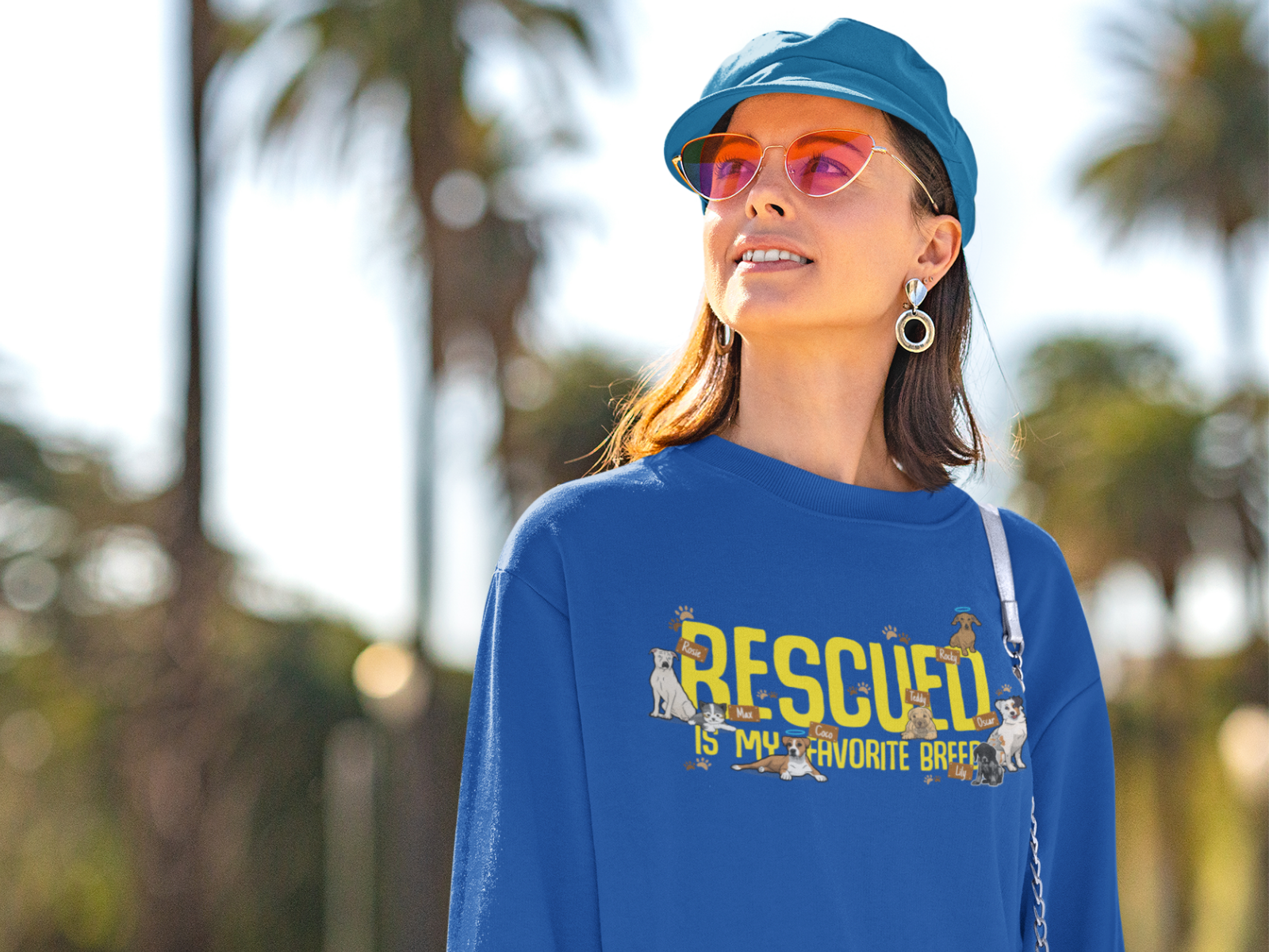 Rescue Is My Favorite Breed Customized Sweatshirt For Dog Lovers