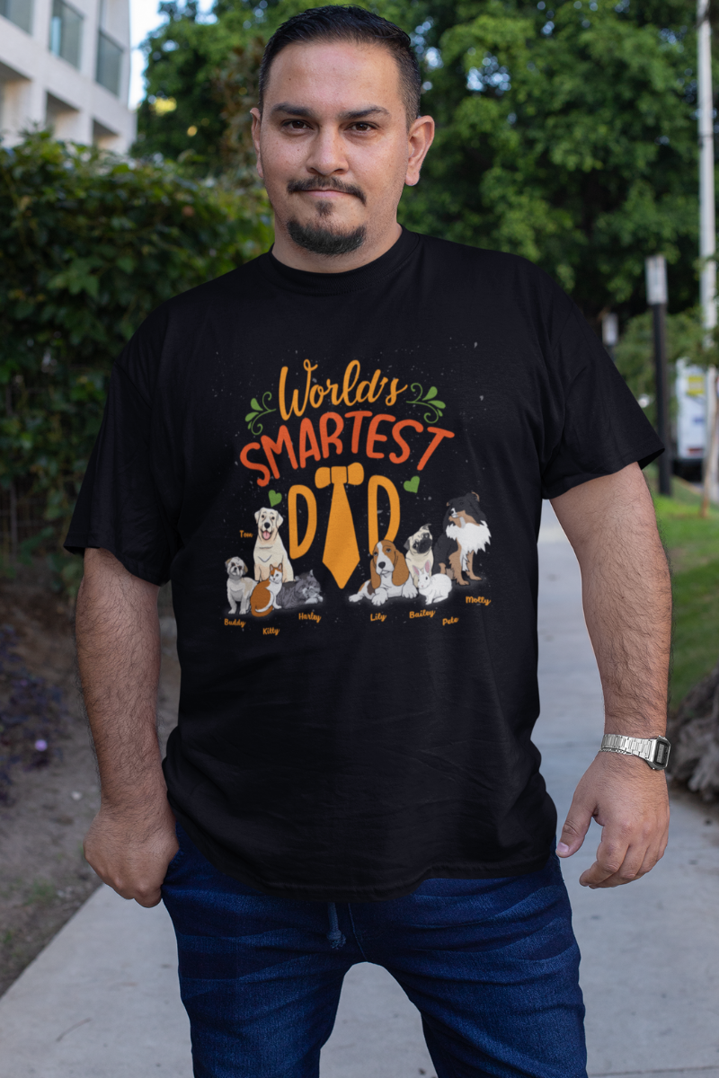 Customized Tee For World's Smartest Dad