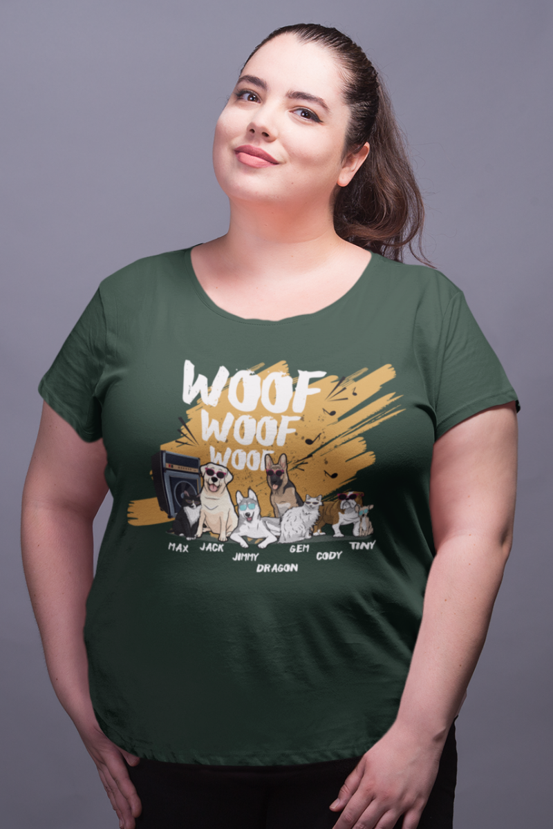 Woof , Woof, Woofy.. Customized Tee For Dog Lovers