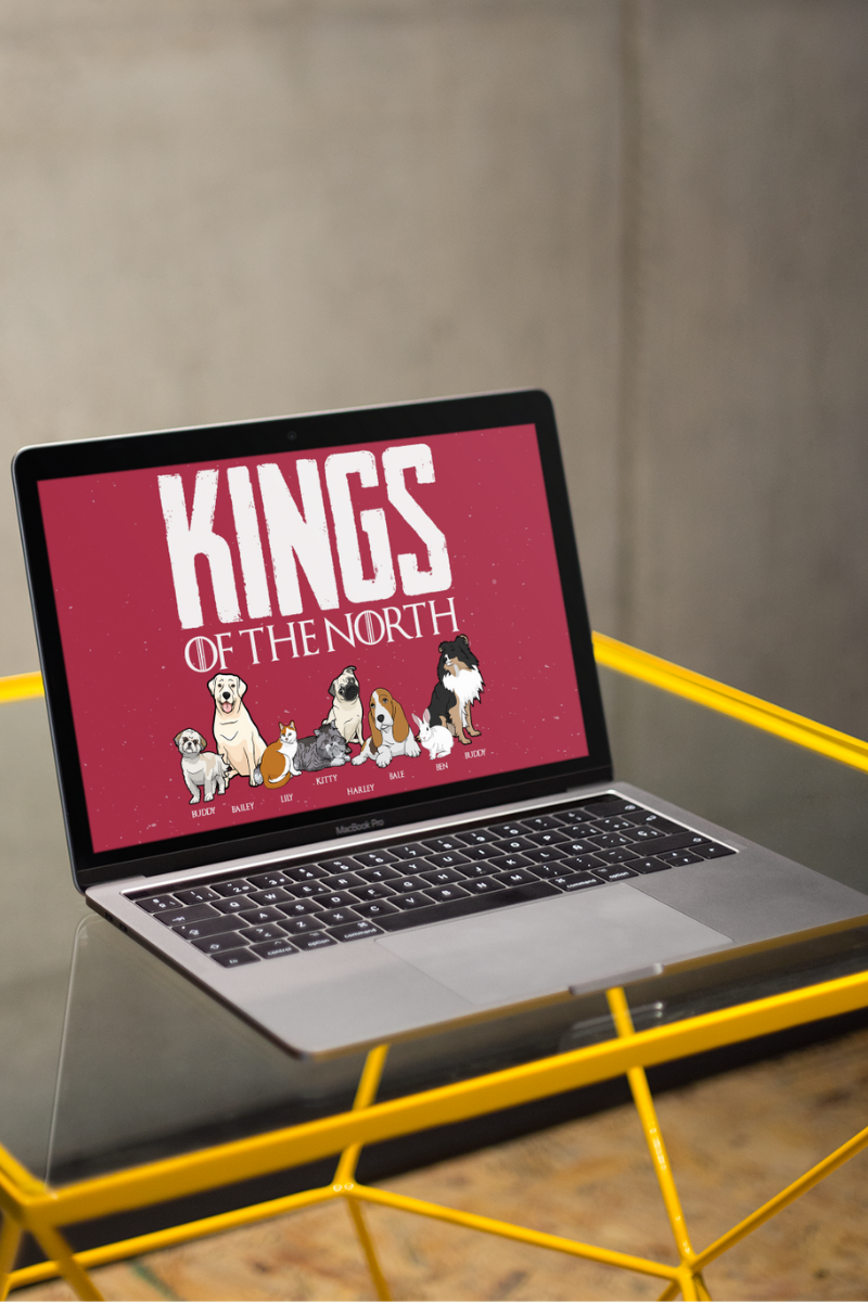"Kings Of The North" Personalized Digital Wallpaper