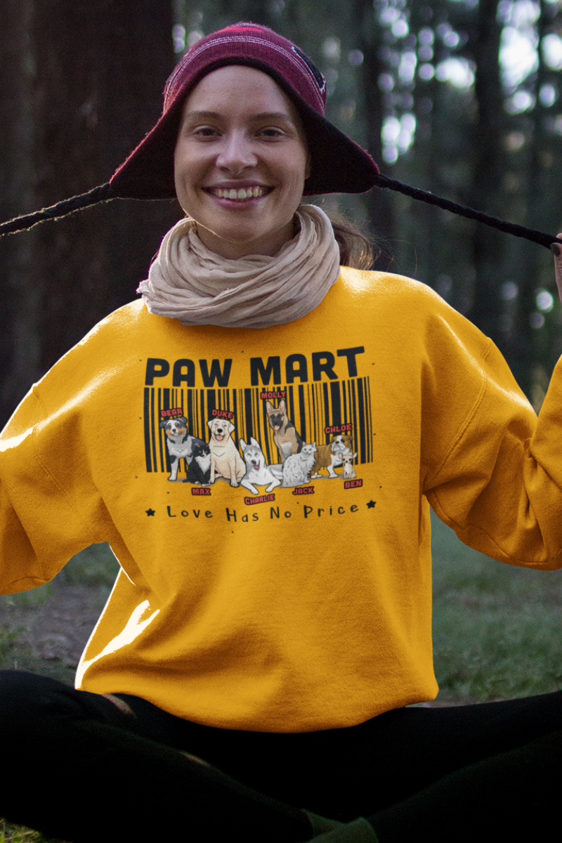 Paw Mart Customized Sweatshirt For Dog Lovers