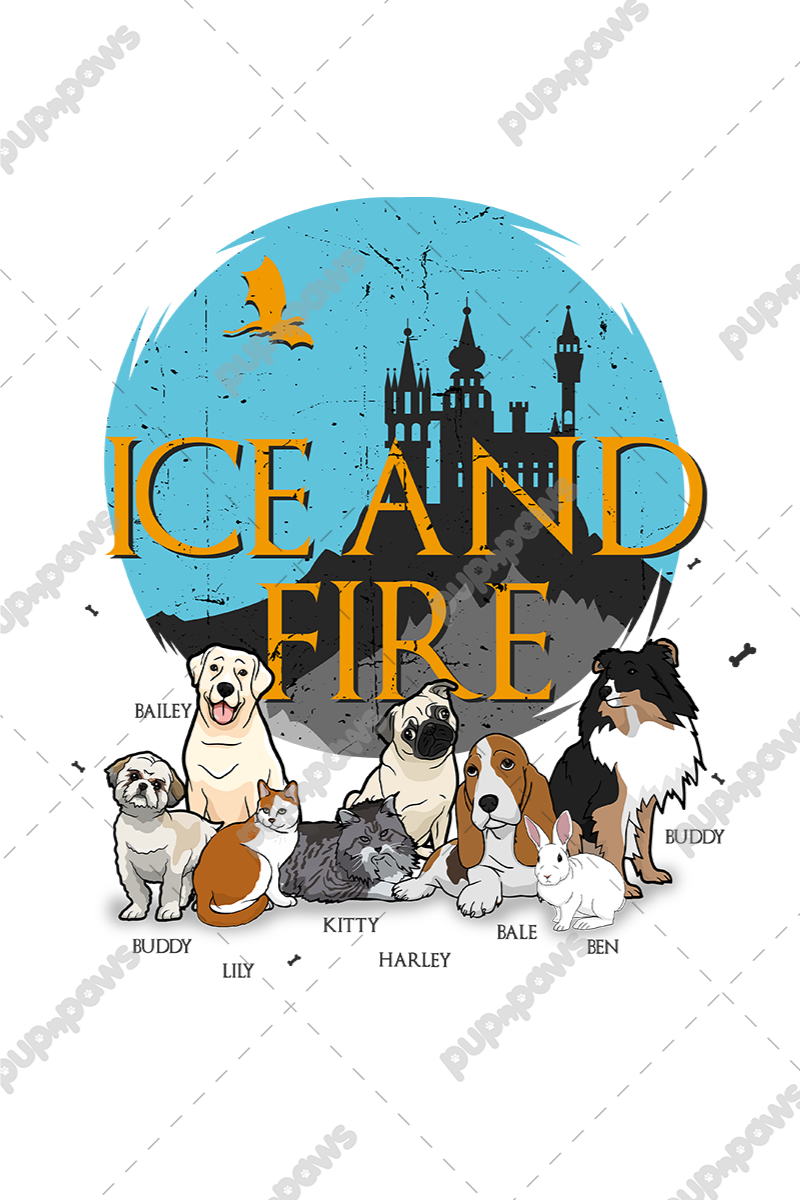 Fire & Ice Themed Mug For Pet lovers