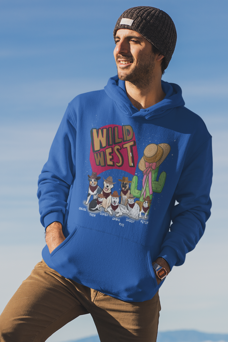 Wild West Customized Hoodie For DogLovers