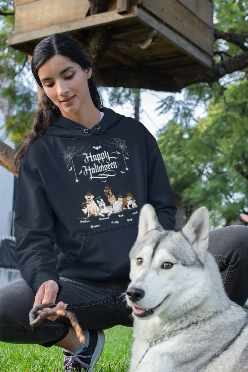 Happy Halloween Personalized Hoodie For Dog Lovers