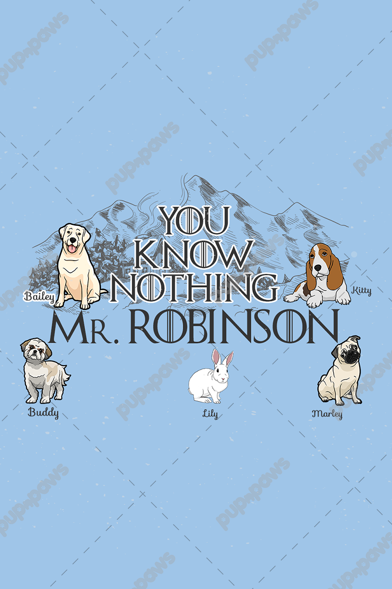 You Know Nothing... Personalized Digital Wallpaper