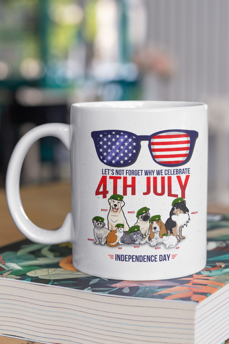 4th July Independence Day Mug For Dog Lovers