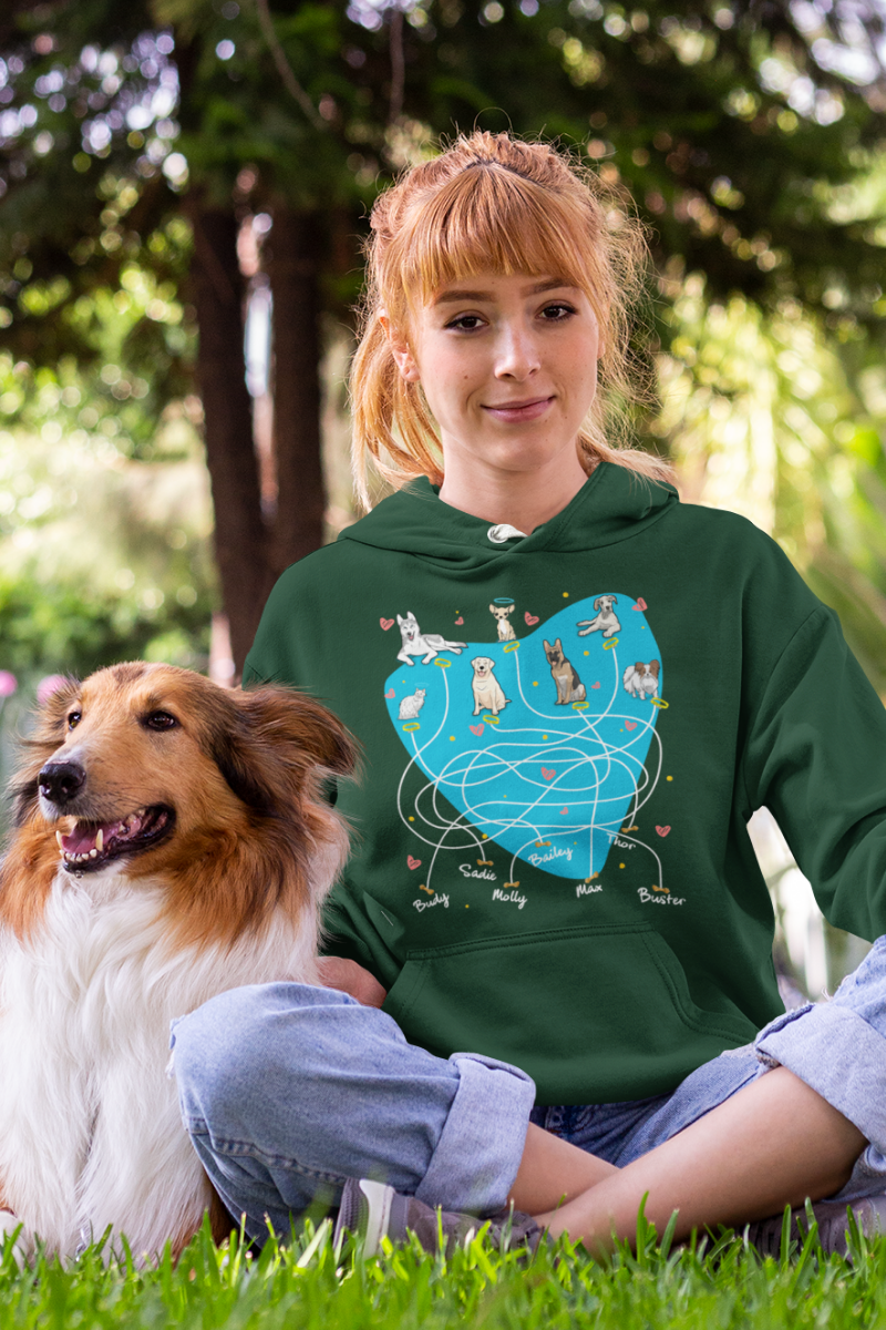 Leashes And Bones Customized Hoodies For Pet Lovers