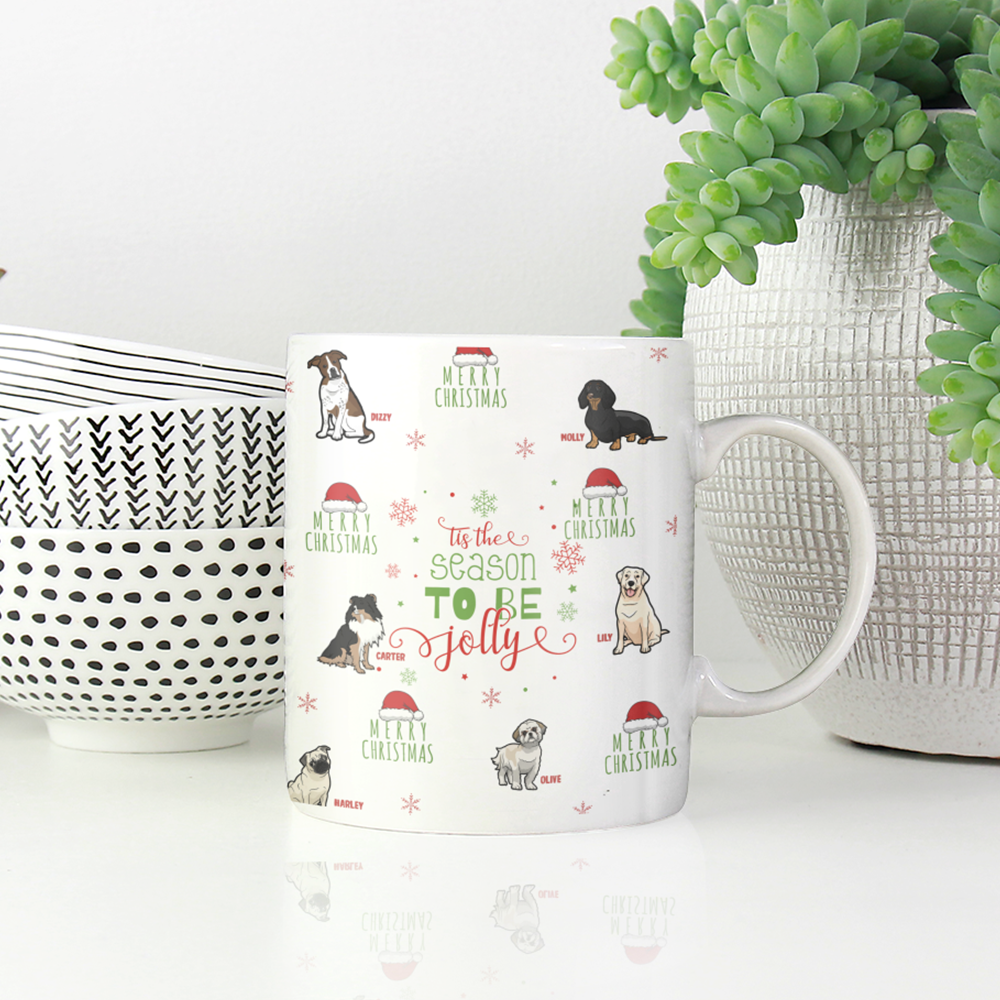 Christmas All Over Print Personalized Pet Lovers Mug