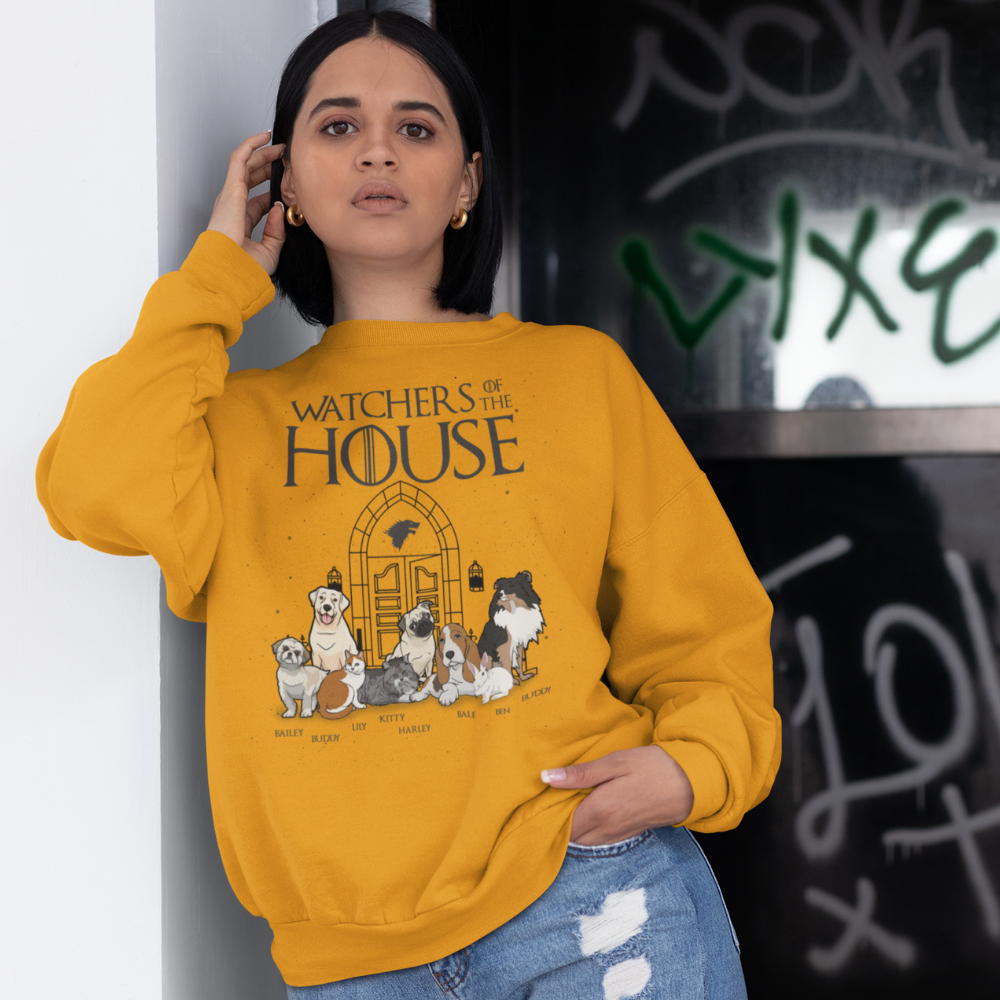 Customized Watcher Of The House Sweatshirt For Pet lovers