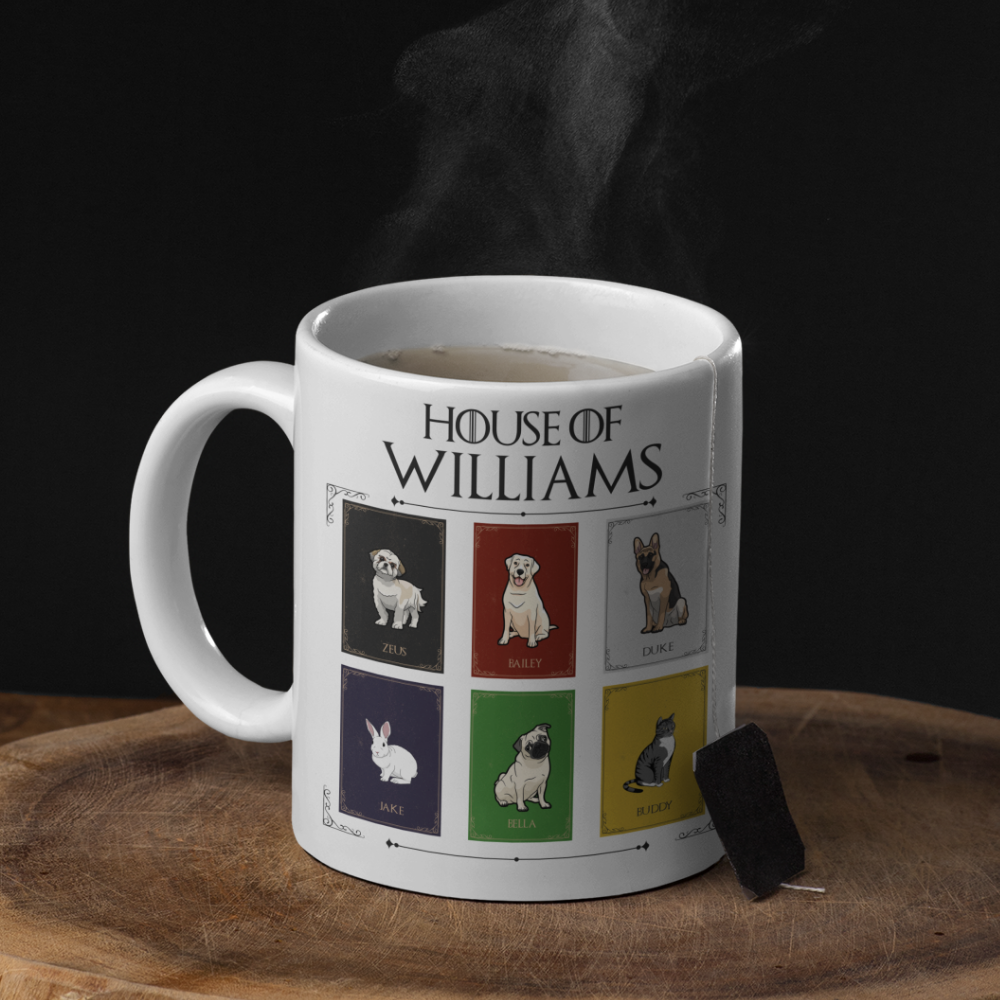 Personalized GOT Themed Mug For Pet lovers
