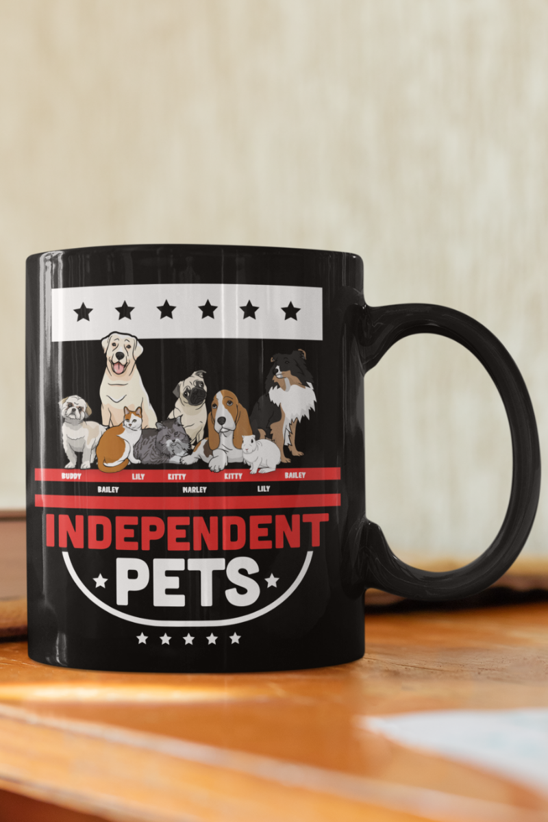 Lovely Independent Pets Mug Shirt For Dog Lovers