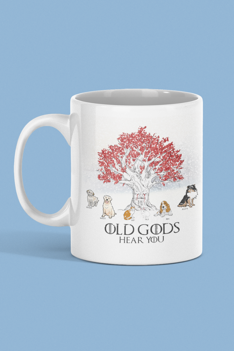Old Gods Hear You Customized Mug For Pet lovers