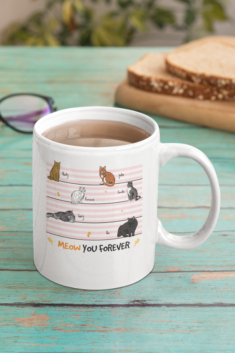 Personalized Meow You Forever Mug For CatLovers