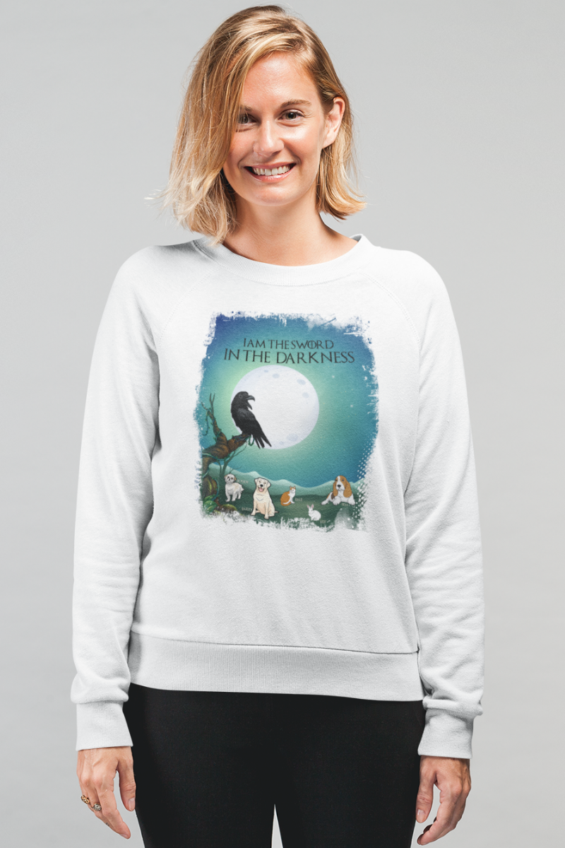 "The Sword In The Darkness" Customized Sweatshirt For Pet lovers