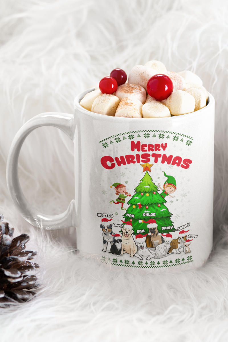 Christmas Themed Mug For Dog Lovers