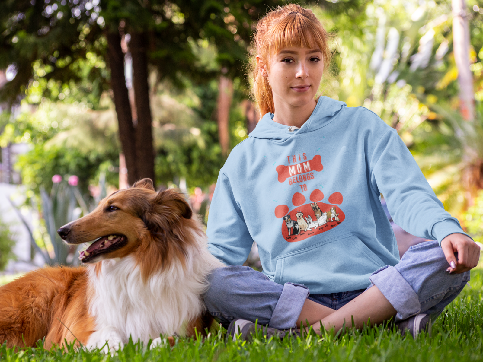 This Mom Belongs To Customized Hoodies For Dog Mom