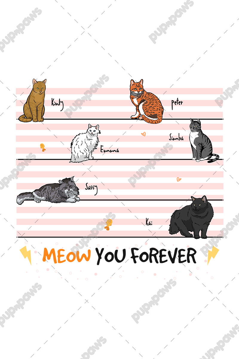 Personalized Meow You Forever Sweatshirt For CatLovers