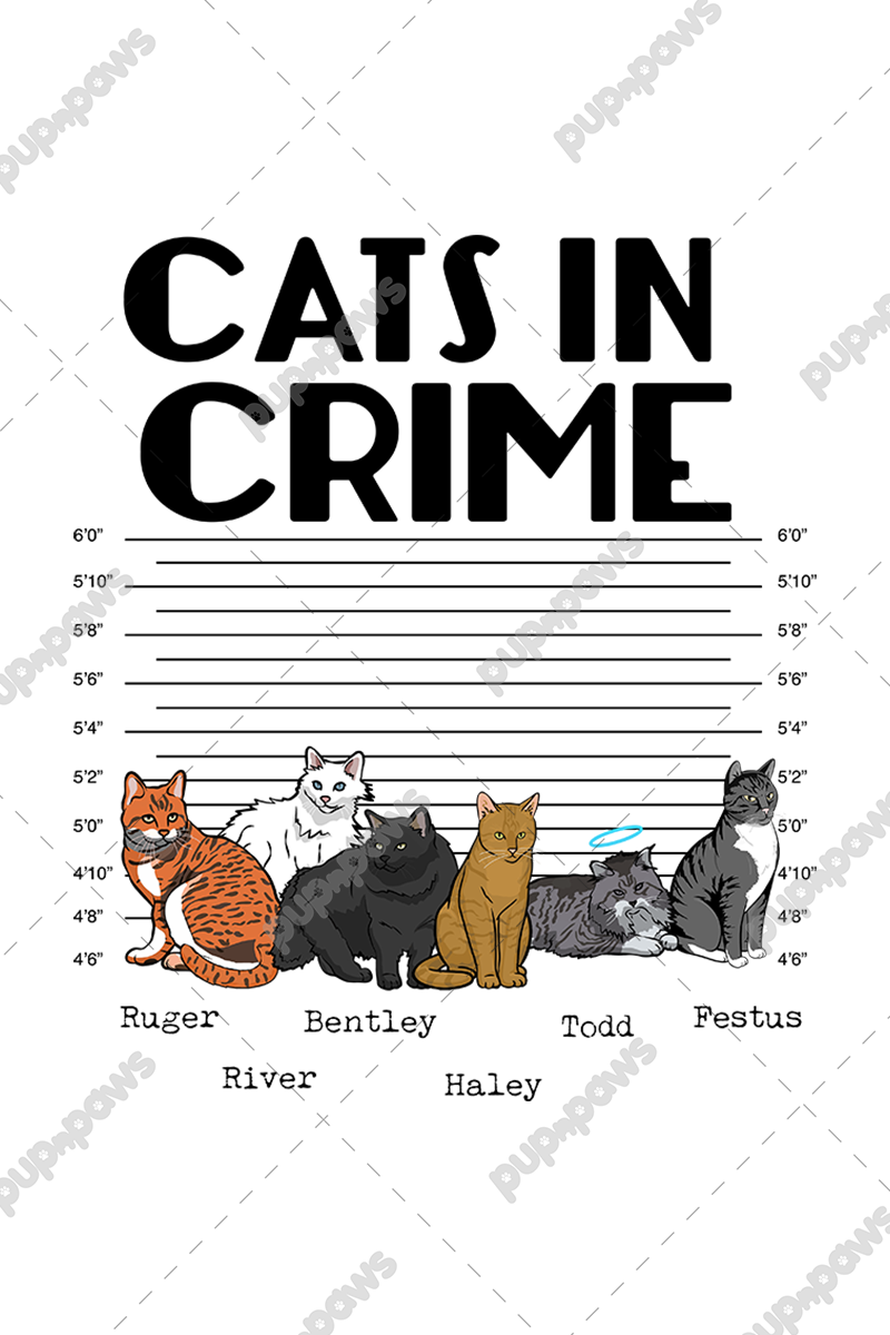 Customized Cat In Crime Mug