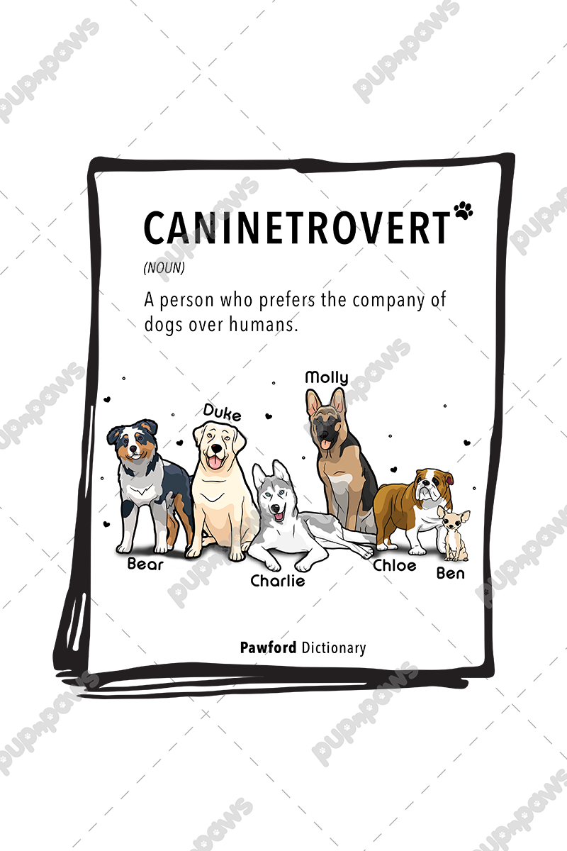 Caninetrovert Personalized Dog Lover Mug