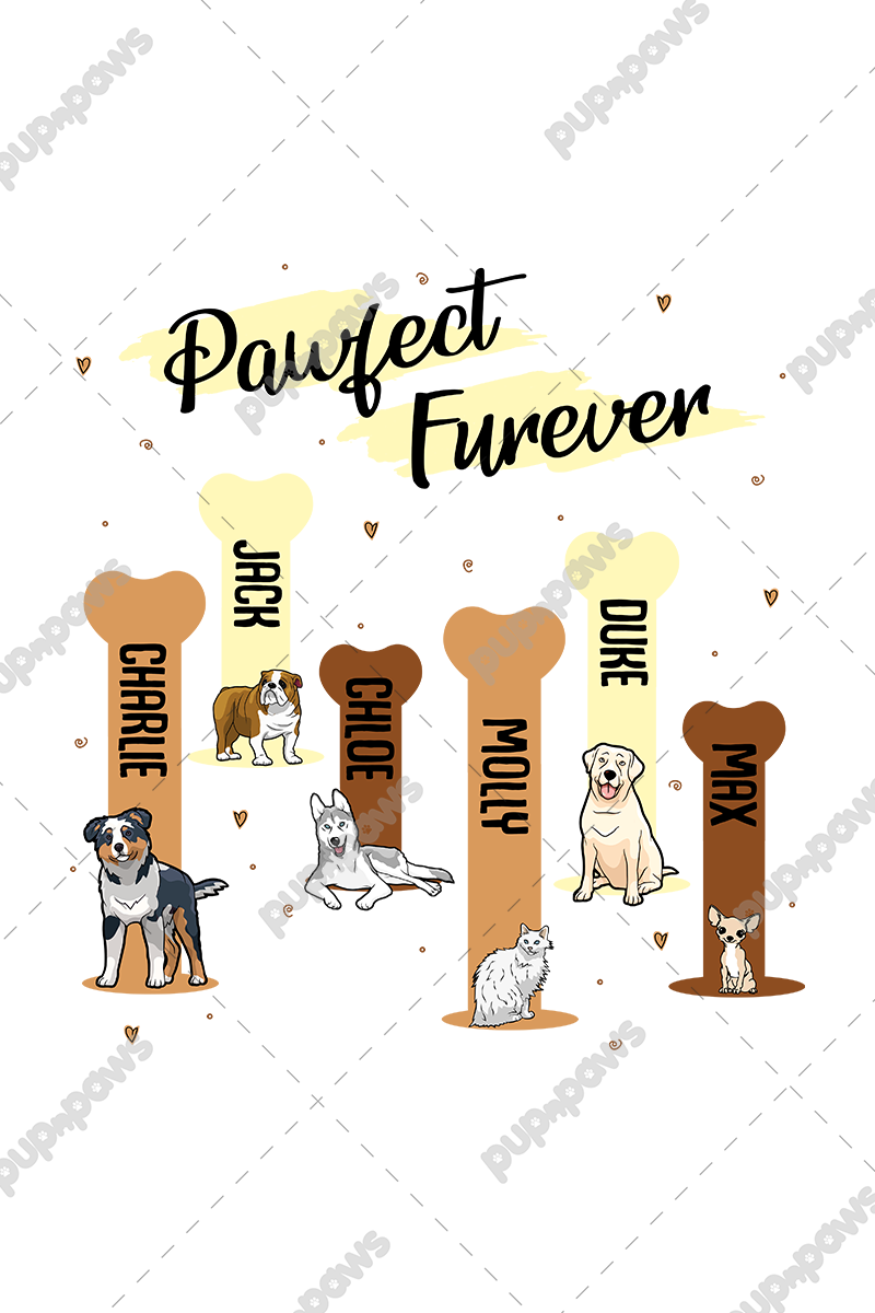 Pawfect Furever Personalized Dog Lover Hoodies