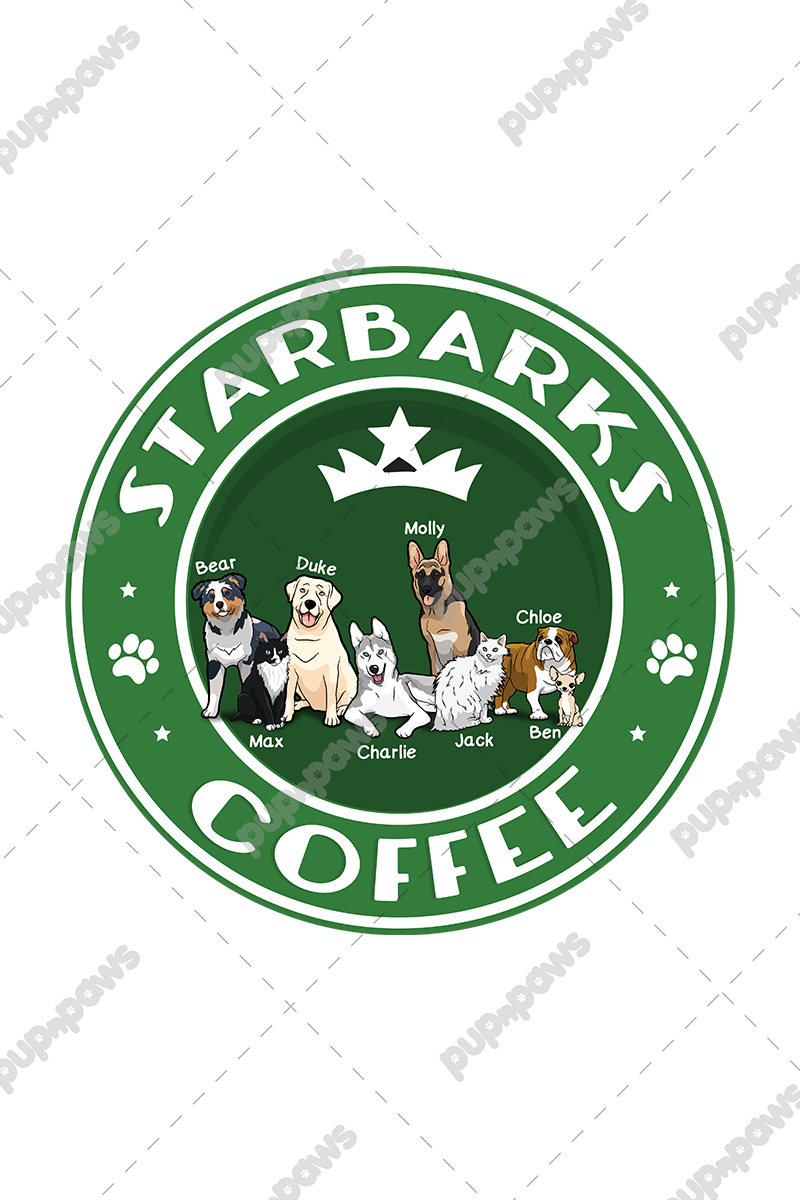Customized Starbarks Coffee Pet Lover Hoodies