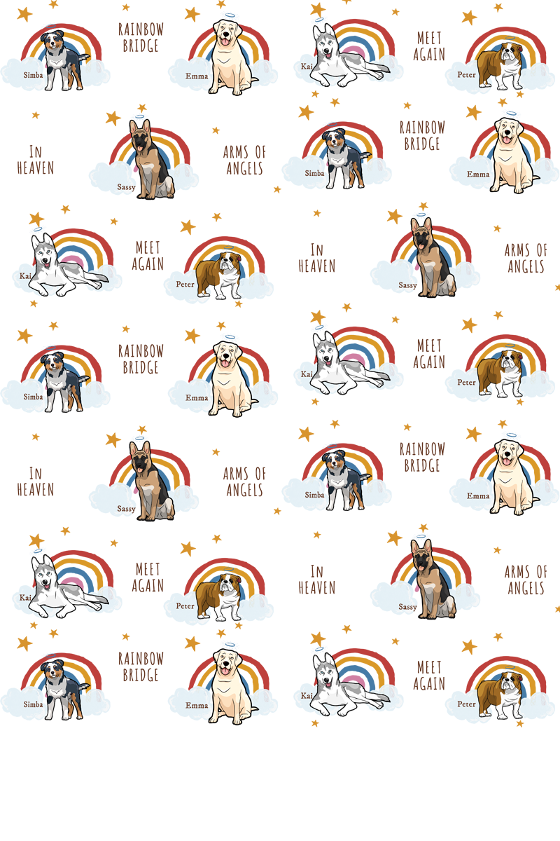 Rainbow Theme Personalized Throw Blanket (Premium Sherpa)
