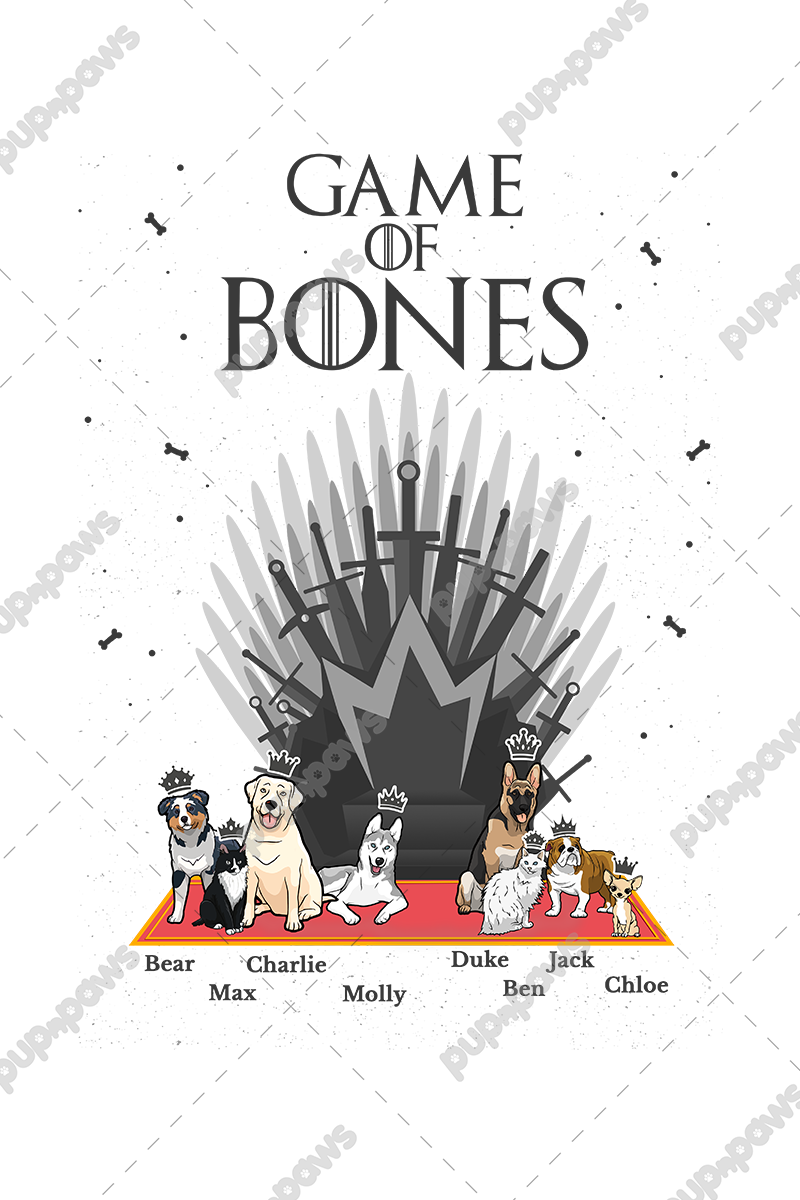 Personalized Game Of Bones Dog Lovers Mug