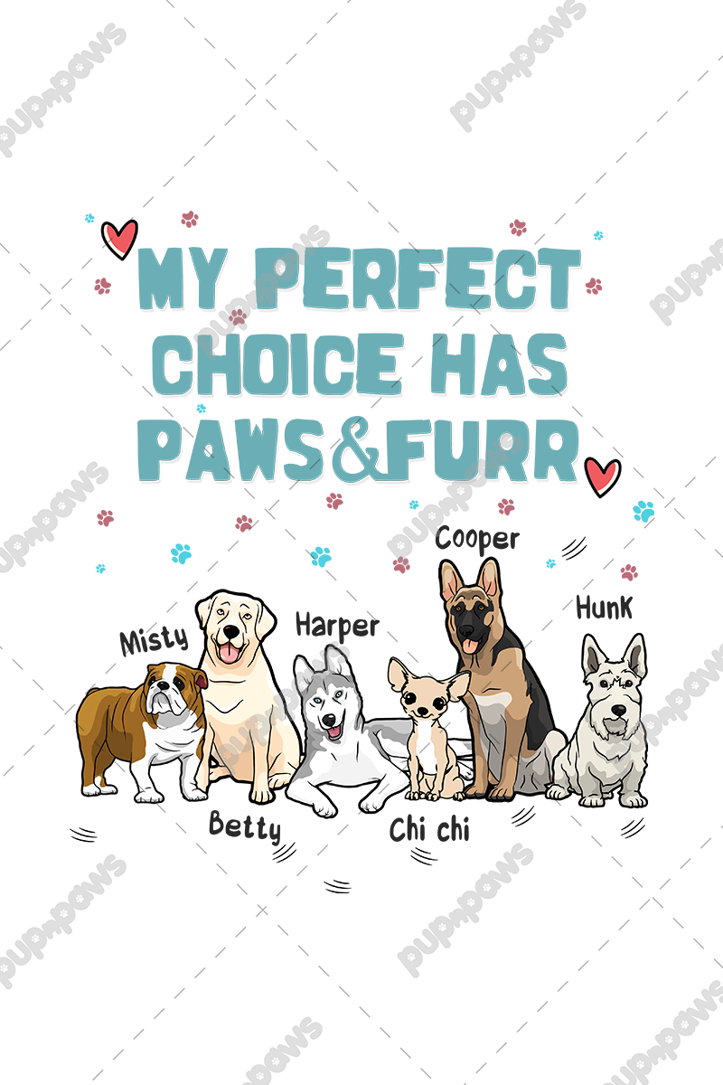 The Perfect Choice Customized Tee For Dog Lovers