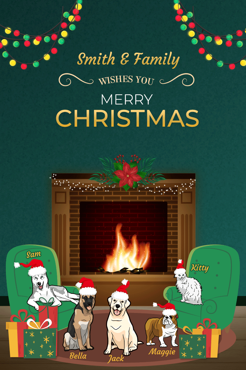 Wallpaper Design 1 Wishing Merry Christmas (Digital Image only)