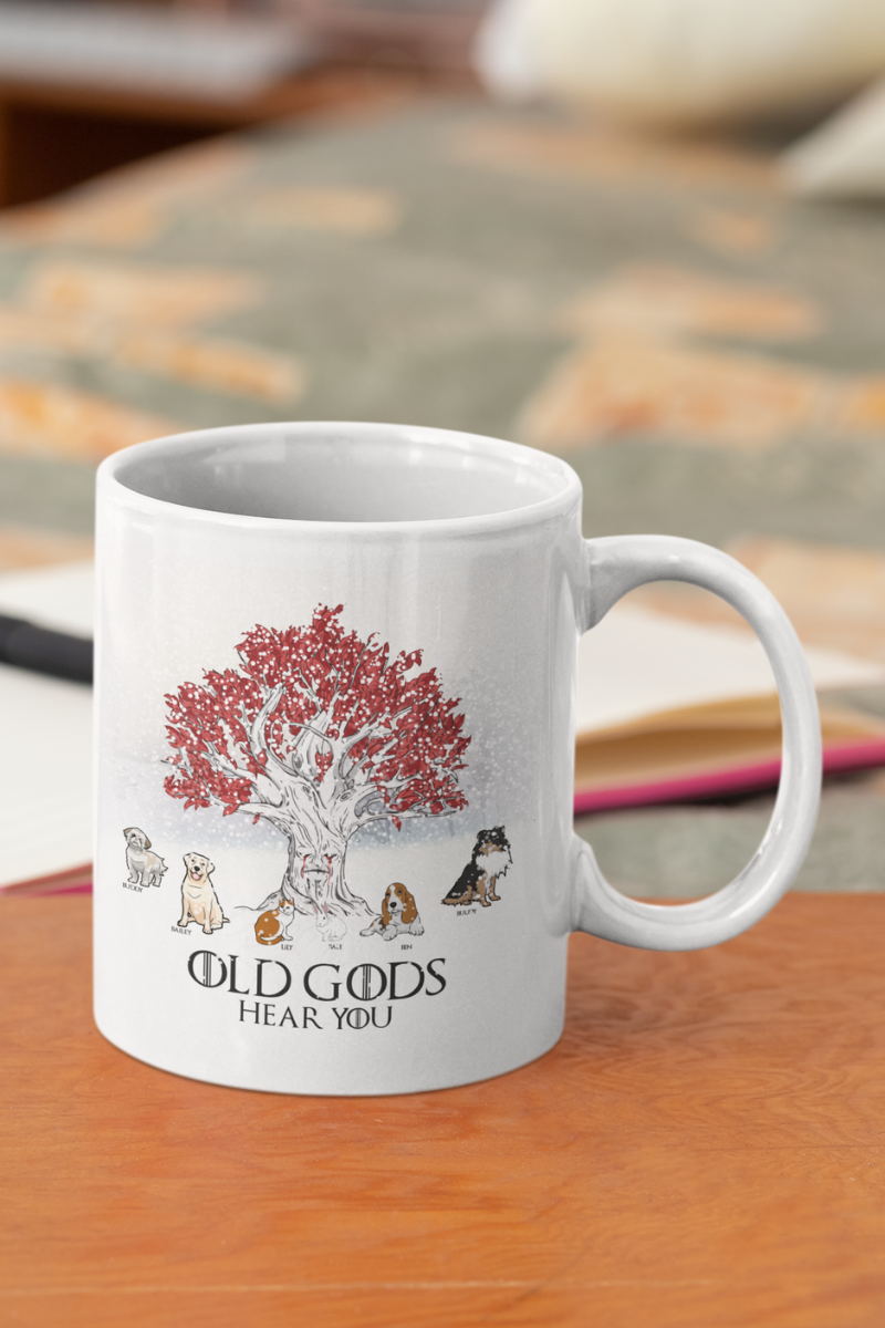 Old Gods Hear You Customized Mug For Pet lovers